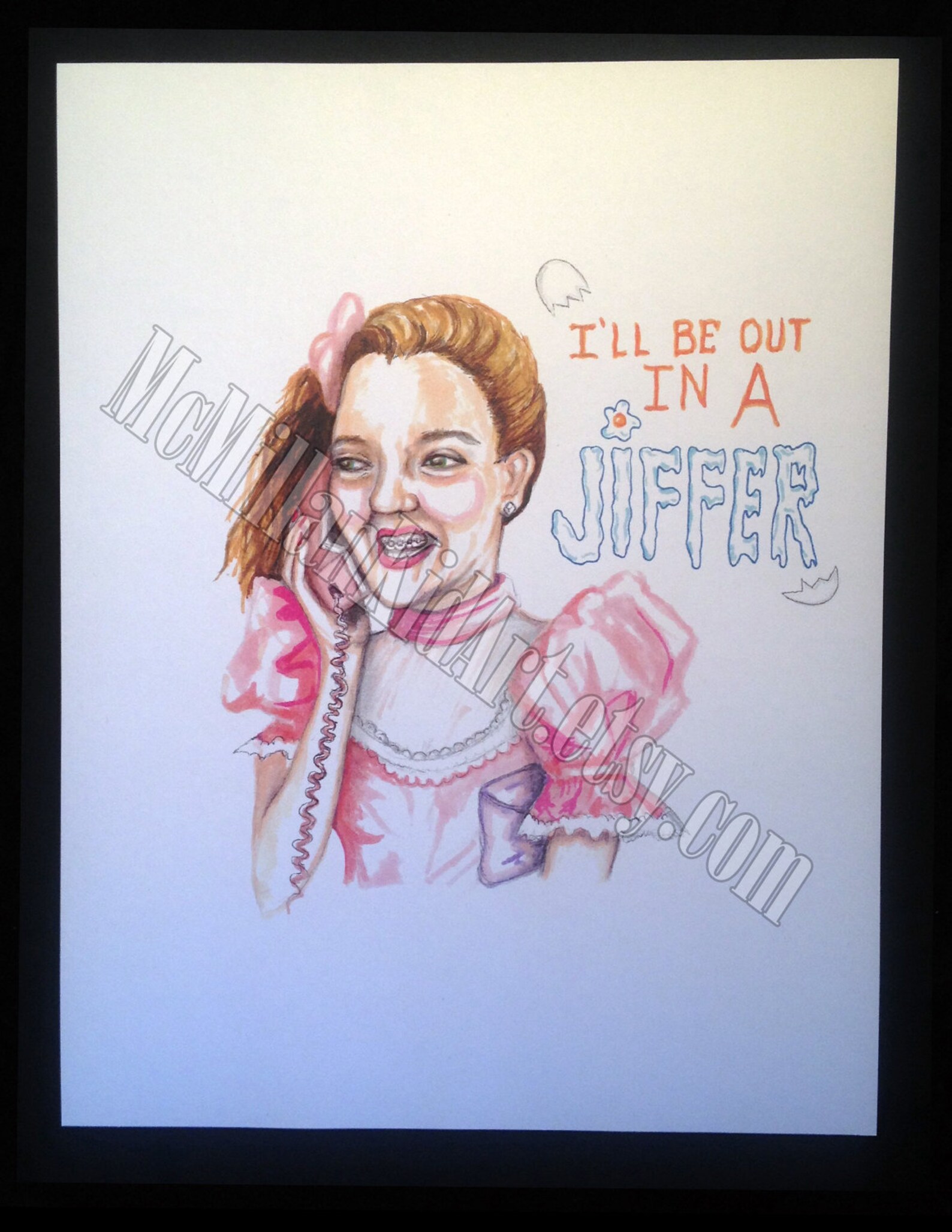 Never Been Kissed Josie Grossie art Print Etsy