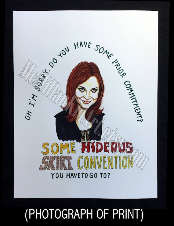 Emily in The Devil Wears Prada Movie Quote Art Print