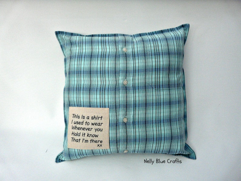 Memory/keepsake Shirt cushion. Etsy