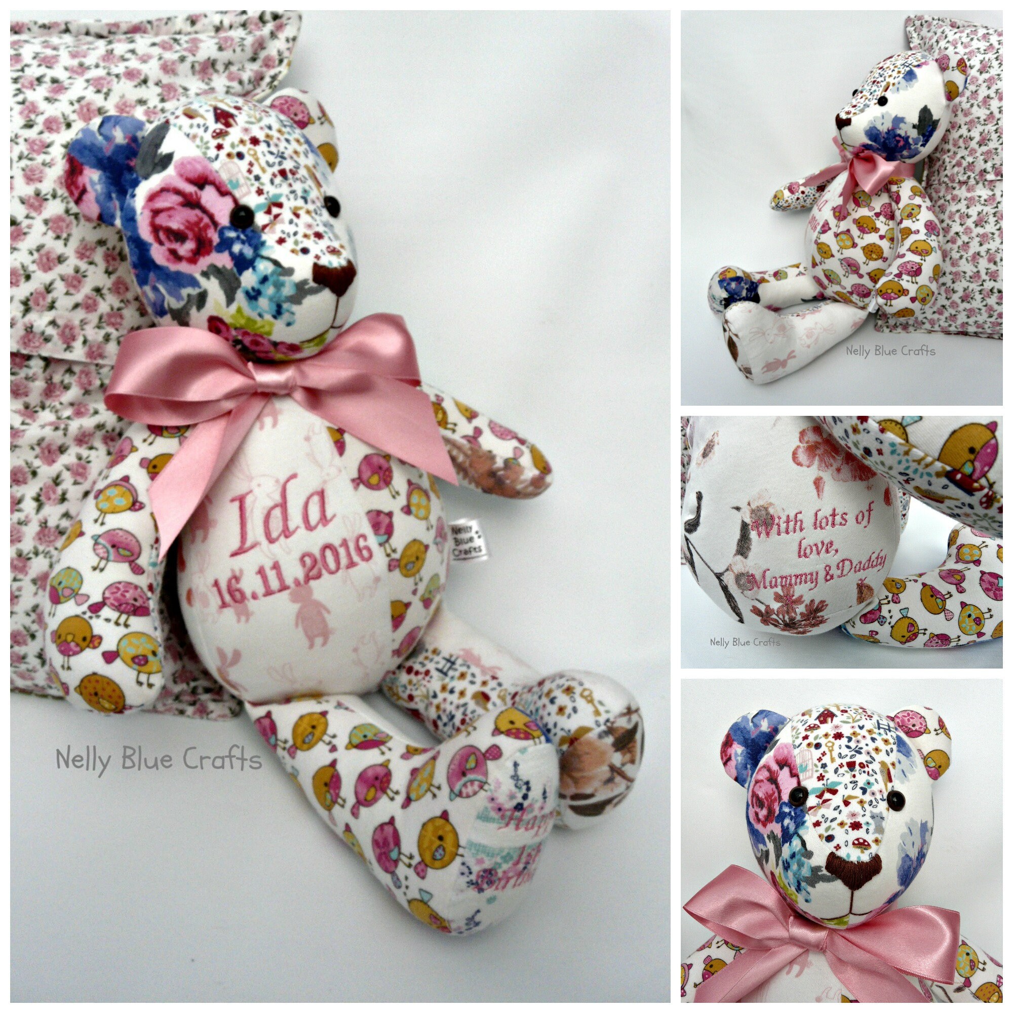 Memory and Keepsake Bears made from your loved ones clothing. | Etsy