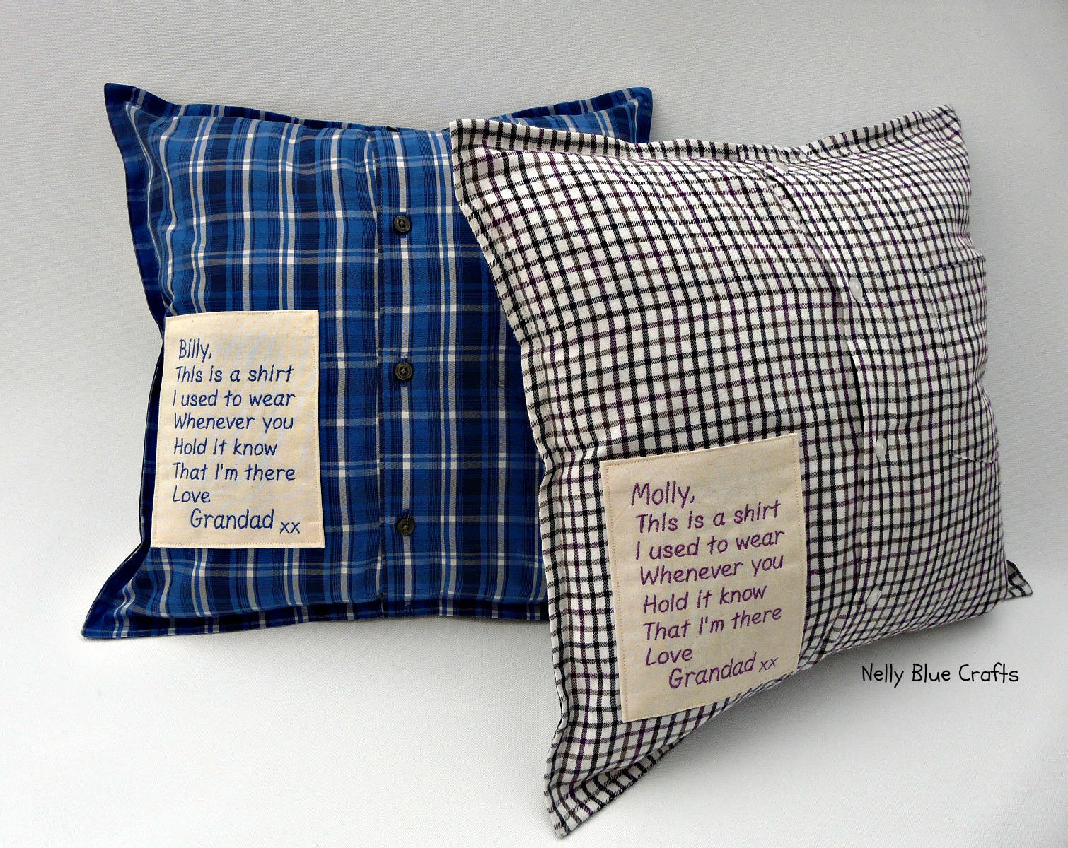 Memory/keepsake Shirt cushion. Etsy