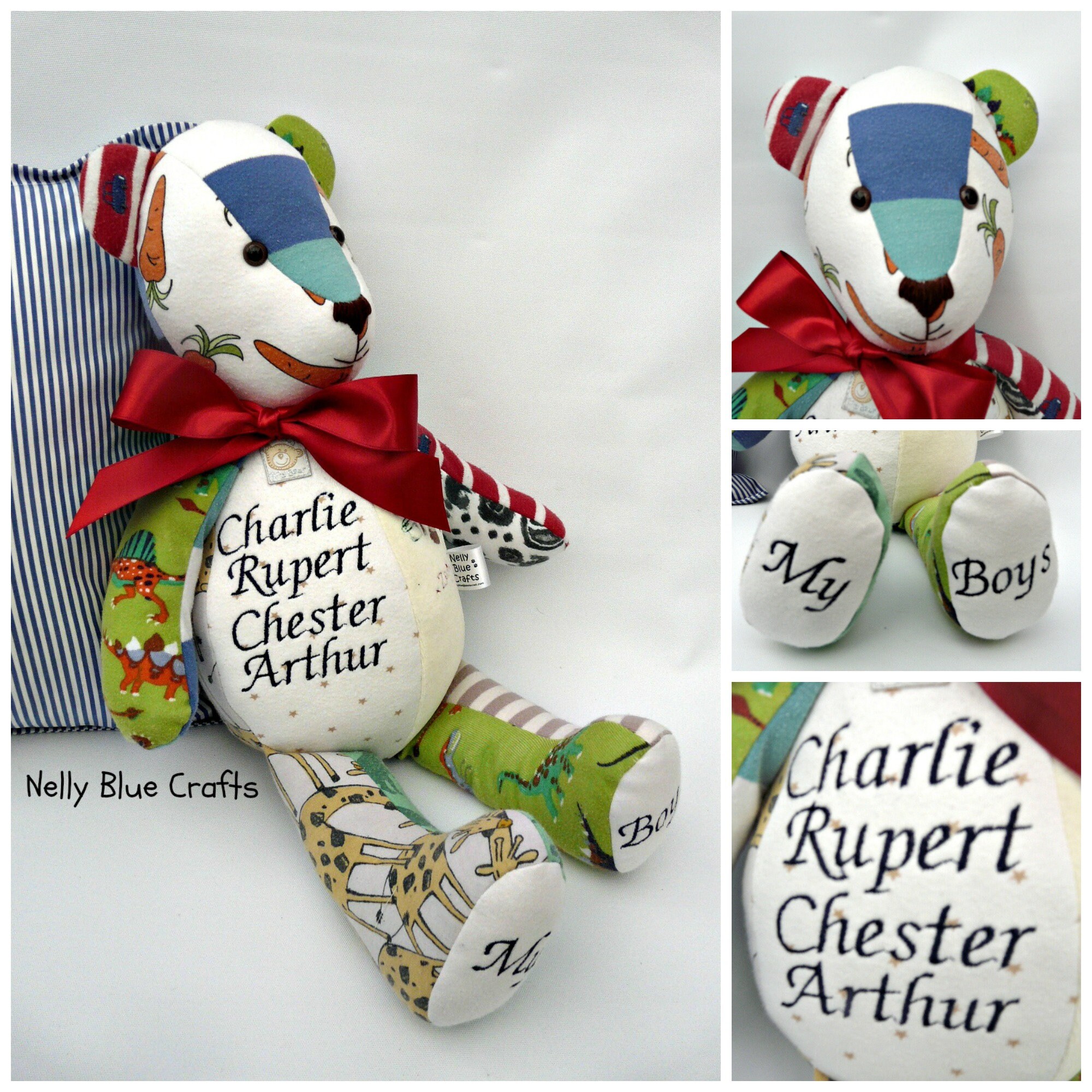 Memory and Keepsake Bears made from your loved ones clothing. | Etsy