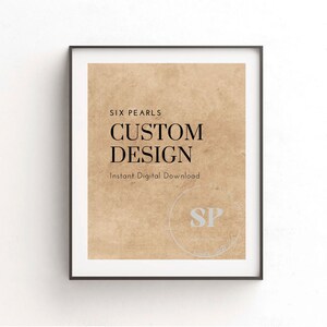 Ordine digitale personalizzato, design personalizzato, arte digitale