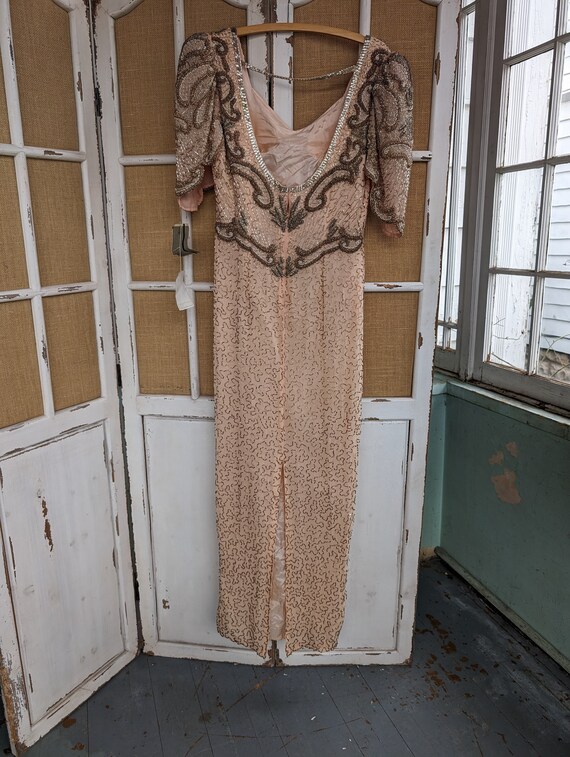 Vintage Lillie Rubin Beaded Gown - Etsy
