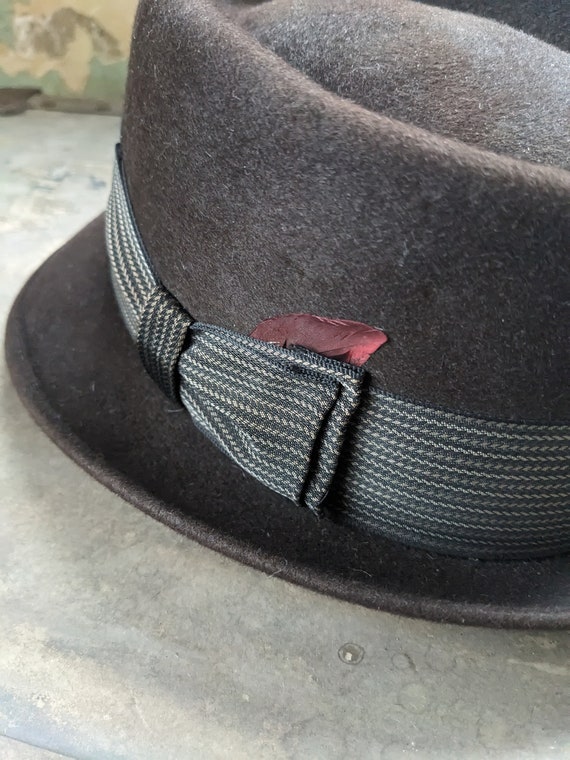Vintage Adam trilby fedora hat - image 9
