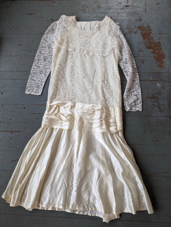 Vintage Hand Sewn 1920s Style Lace Wedding Dress Gem Il 570xN.5852689692 Qz07