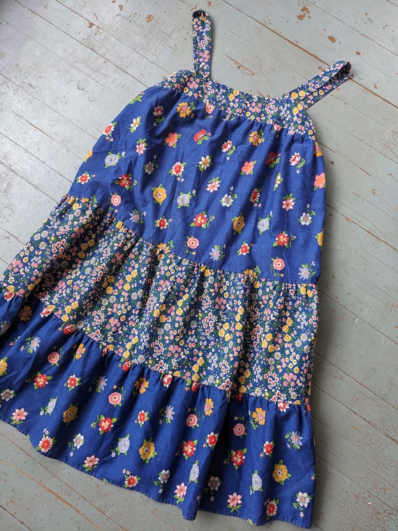 Vintage moo moo flowered sun dress