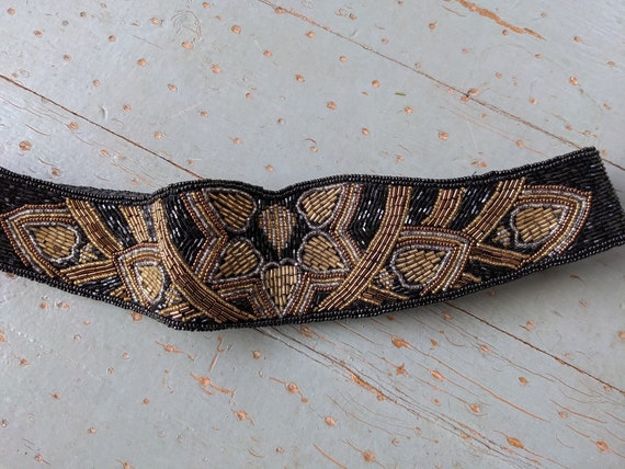 Vintage 80s beaded belt - image 10