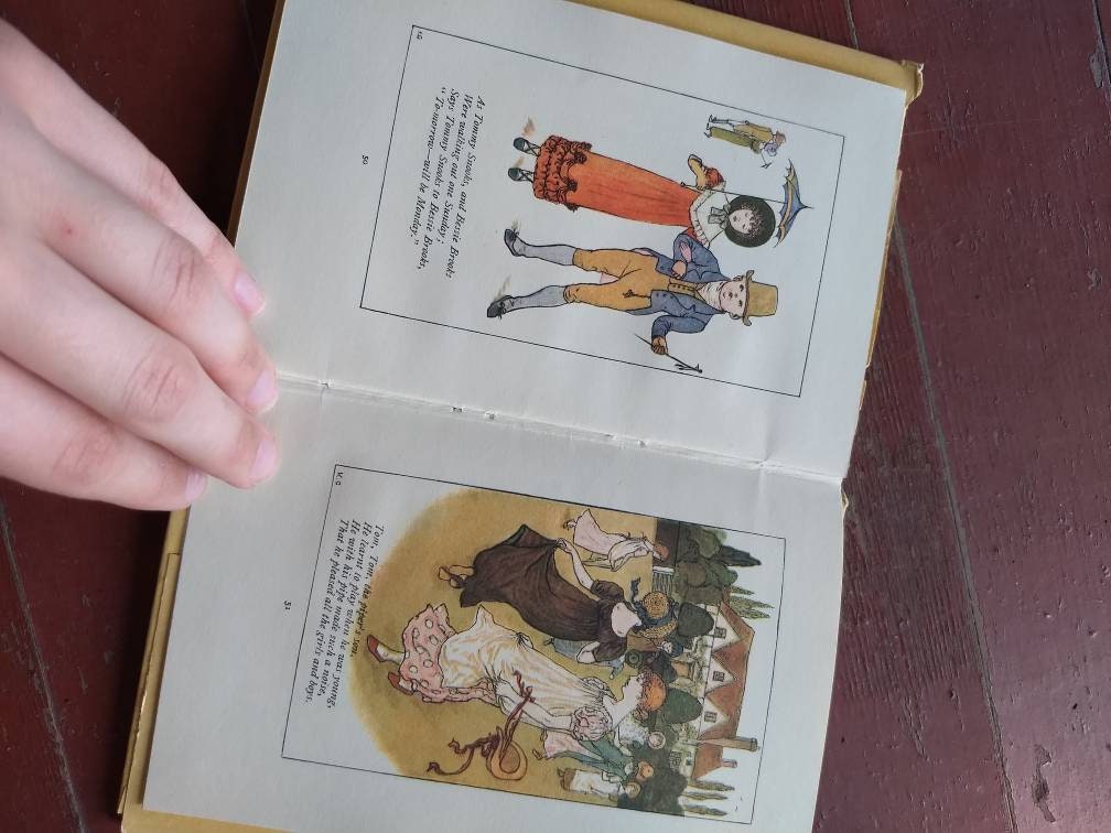 Vintage Mother Goose Children's Book Kate Green Away | Etsy