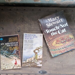 Vintage Mary Stewart novel bundle
