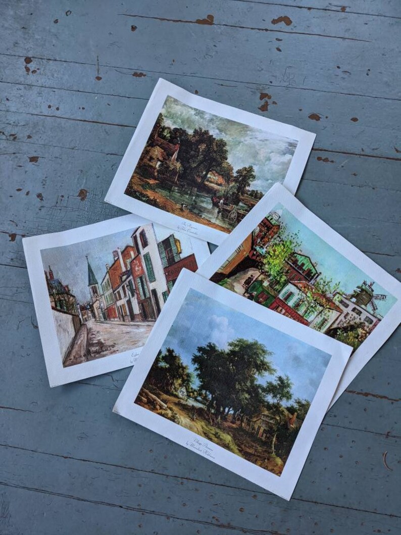 Vintage Fine Art Reproduction Prints Etsy