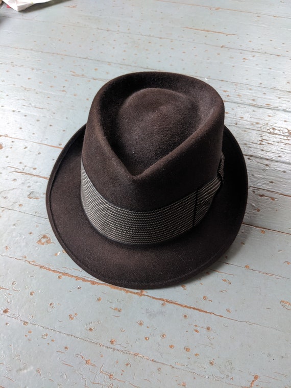 Vintage Adam trilby fedora hat - image 3