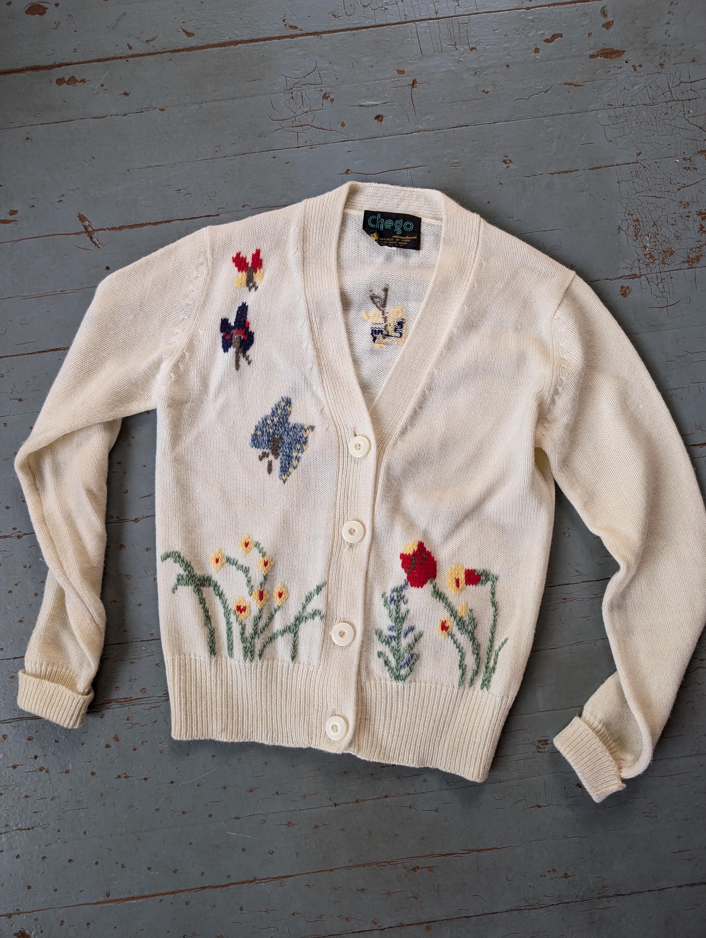 Butterfly Cardigan - Etsy