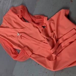 Vintage 1970s JCPENNEY orange maxi dress