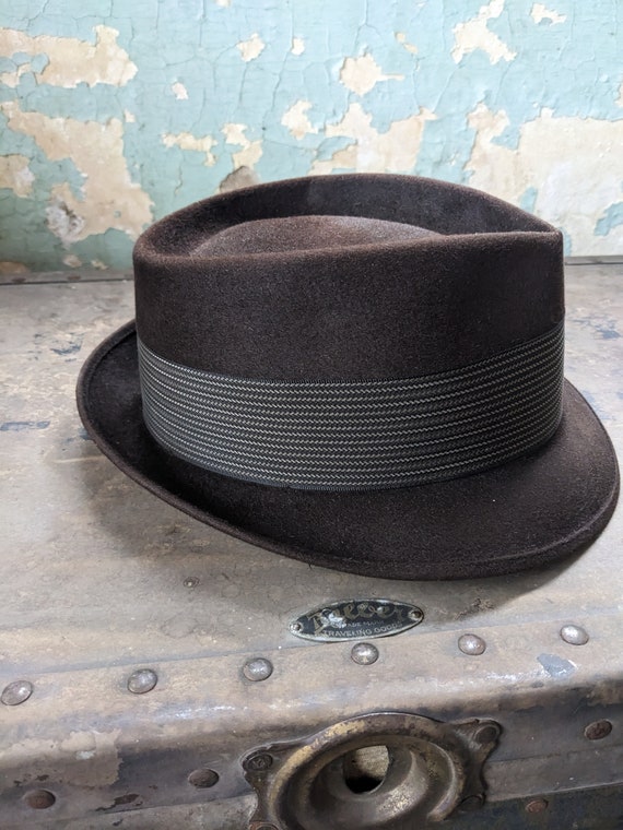 Vintage Adam trilby fedora hat - image 2
