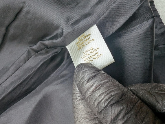 Carson back and white wool jacket - image 7