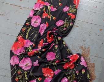 Vintage Marian Sue floral maxi dress
