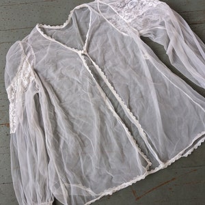 Vintage Fantasy Lingerie sheer lace top