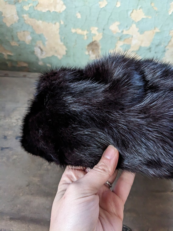 Vintage mid century fur hat - image 4