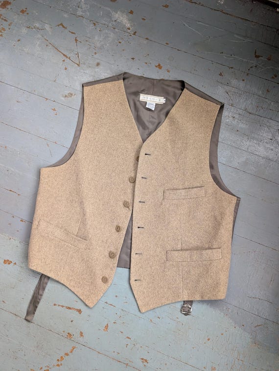 Vintage Veloce wool vest