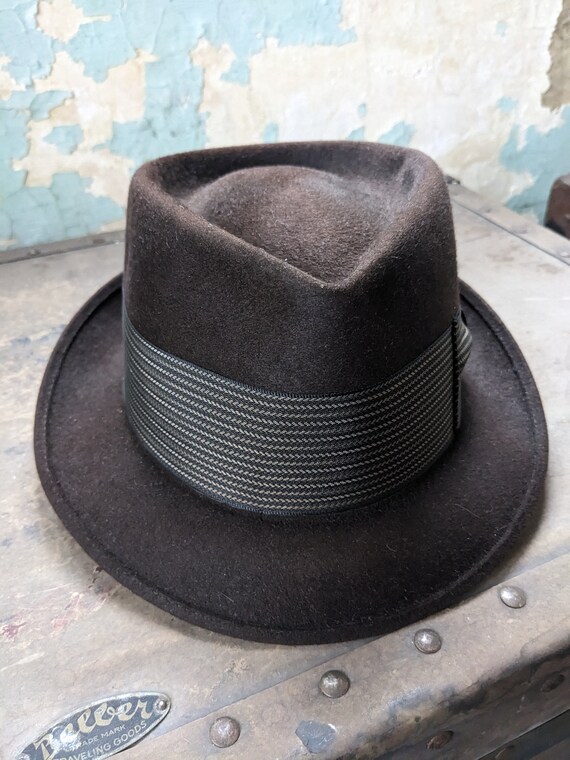 Vintage Adam trilby fedora hat - image 4