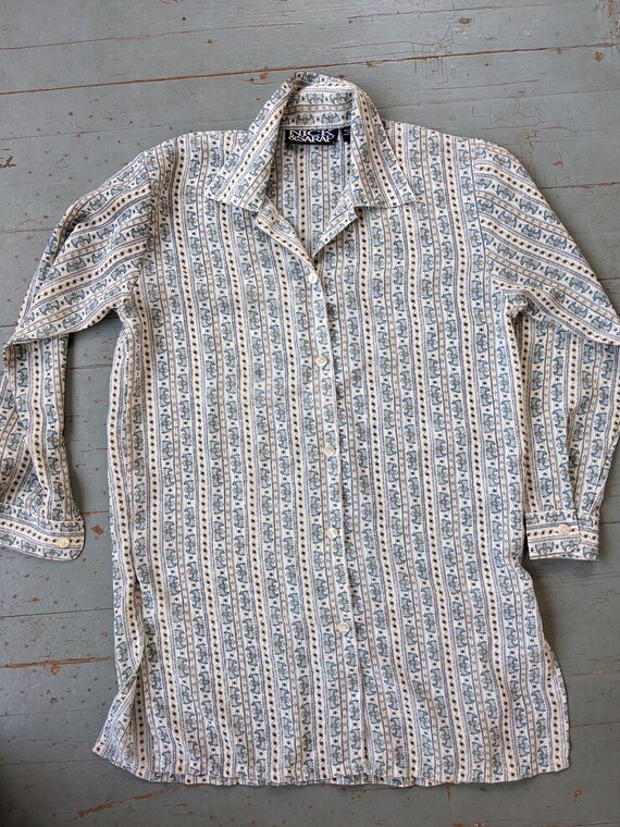 Vintage novelty print button Gem