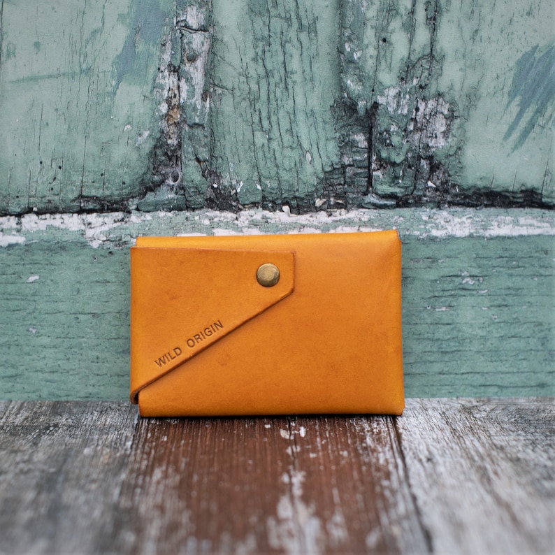 Personalised Leather wallet, minimalist leather wallet, Leather wallet, leather wallet, minimalist wallet image 4
