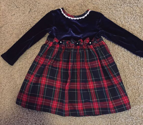 3t plaid dress