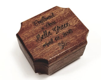 Personalized Confirmation Music Box Choose Your Song, Personalized Custom Confirmation Gift, Custom Wood Music Box, Christian Music Box
