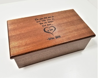 Choose quote, Personalized Custom Wizard Music Box, Laser Engraved Box, Happiness can be found,Hedwig's Theme Song, Always Music Box