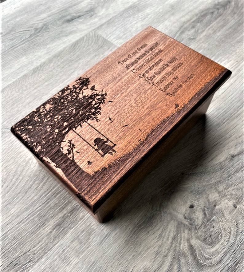 Personalized Daughter Music Box Choose Your SongLaser Etsy