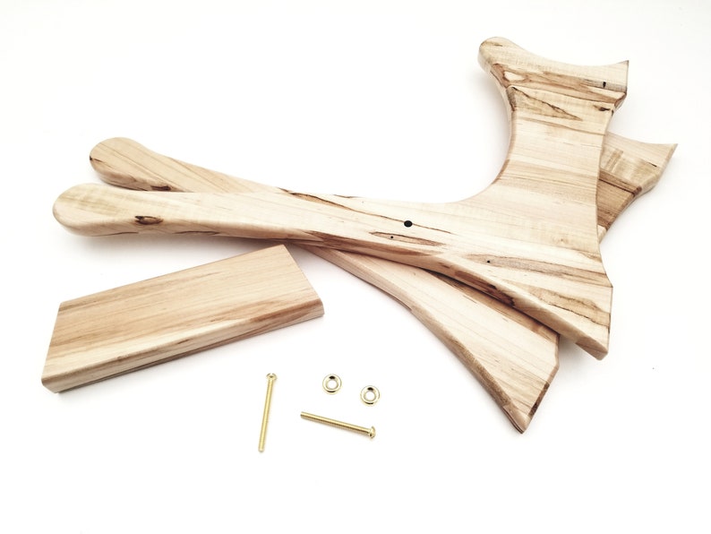 Support de guitare en bois gravé construit à la main | Etsy