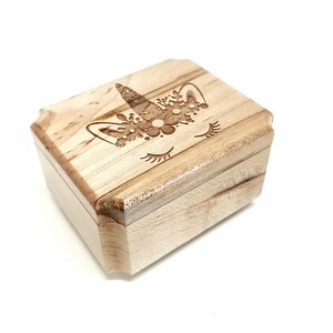 Personalized Cute Unicorn Music Box Choose Your Song, Hand Made Small Unicorn Music Box, Baby Shower Gift, Granddaughter Gift, Daughter Gift