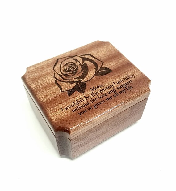 Personalized Rose Ring Box Custom Wedding Ring Box Wood Engagement Ring Box Ring Bearer Box Ring Holder Custom Engagement Gift Etsy Ireland