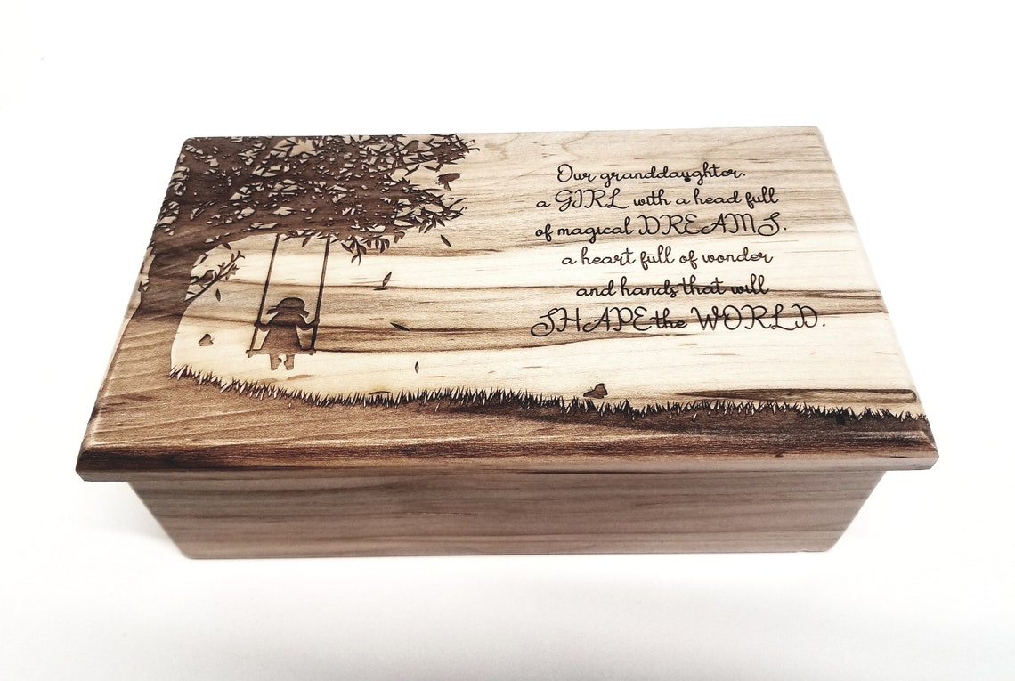 Personalized Daughter Music Box Choose Your SongLaser Etsy