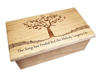 Music Box Musical Tree of Life Choose Your Song, Laser Engraved, Musician Gift, Music Graduation Gift, Director Gift, Conductor Gift