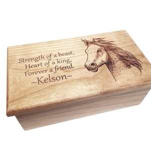 Horse Music Box Choose Your Song,Gift for Horse lover, 4H Gift,Laser Engraved Music Box, Memorial Horse Box, Gift for Horse Loss, Horse Gift