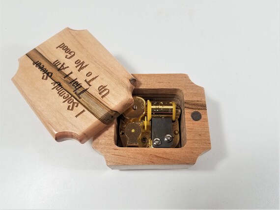 Small wooden music box deals