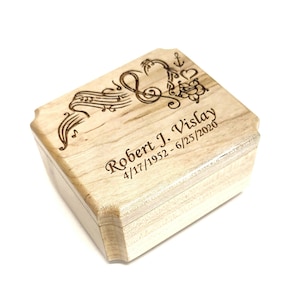 Personalized Davy Jones Lullaby Pirates Music Box, Davy Jones Music Box, Custom Pirates Music Box, Music Notes Music Box, Disney Music Box