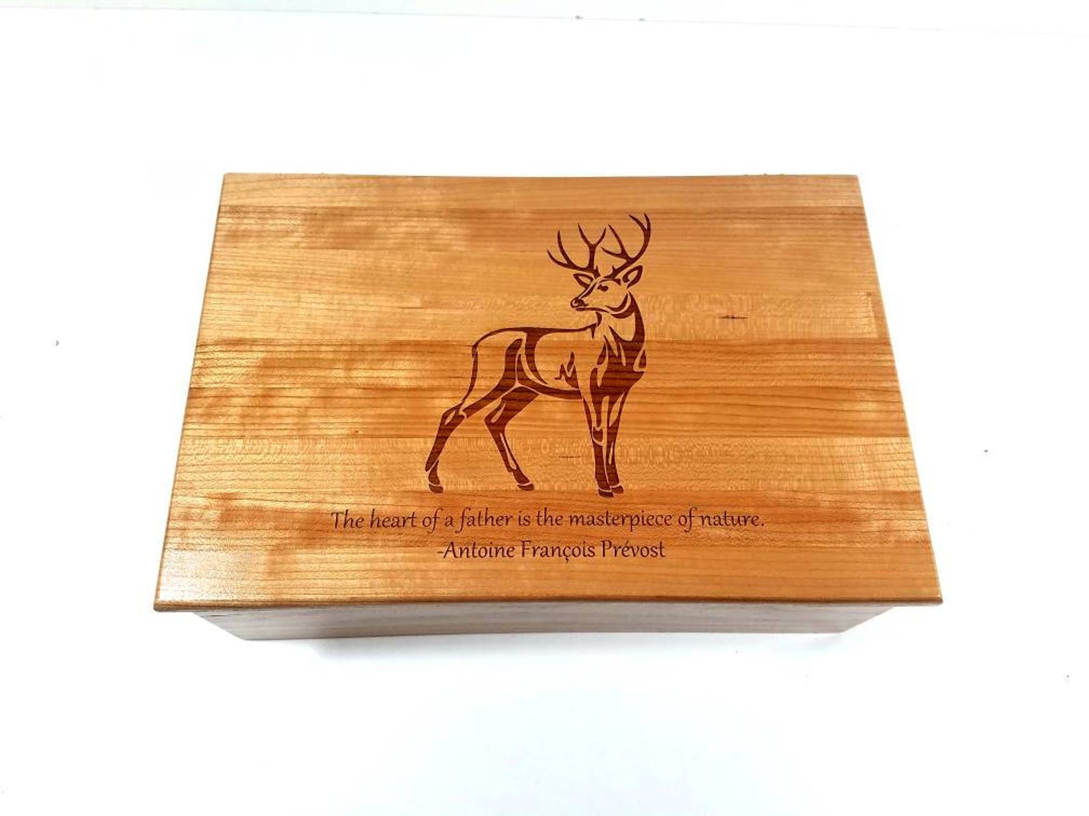 Custom Personalized Deer Keep Sake Box12x8x4 Engraved Buck Etsy
