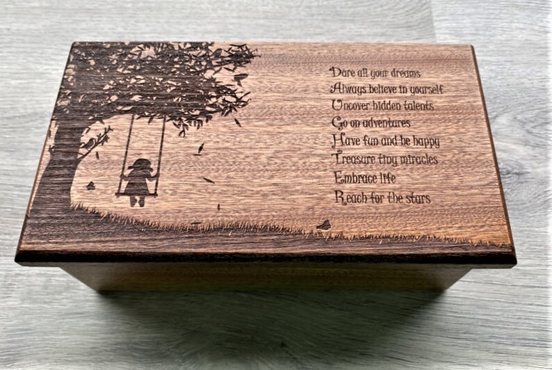 Personalized Daughter Music Box Choose Your SongLaser Etsy