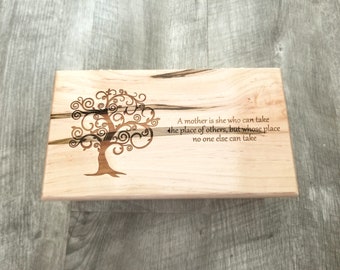 Personalized Electronic Tree Music Box ANY SONG,Custom Song Jewelry Box,Hand Made Wood Music Box,5 year anniversary,Custom Song,Tree of Life