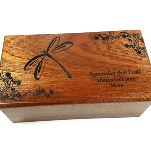 Personalized Electronic Dragonfly Music Box ANY Song,Custom Music Jewelry Box,MP3 Music Box,Laser Engraved Digital Music Box, Custom song