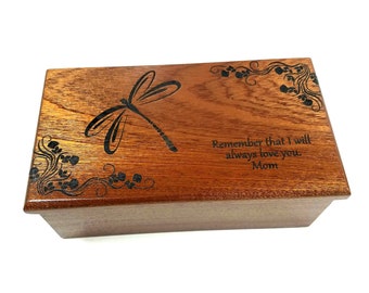 Personalized Electronic Dragonfly Music Box ANY Song,Custom Music Jewelry Box,MP3 Music Box,Laser Engraved Digital Music Box, Custom song