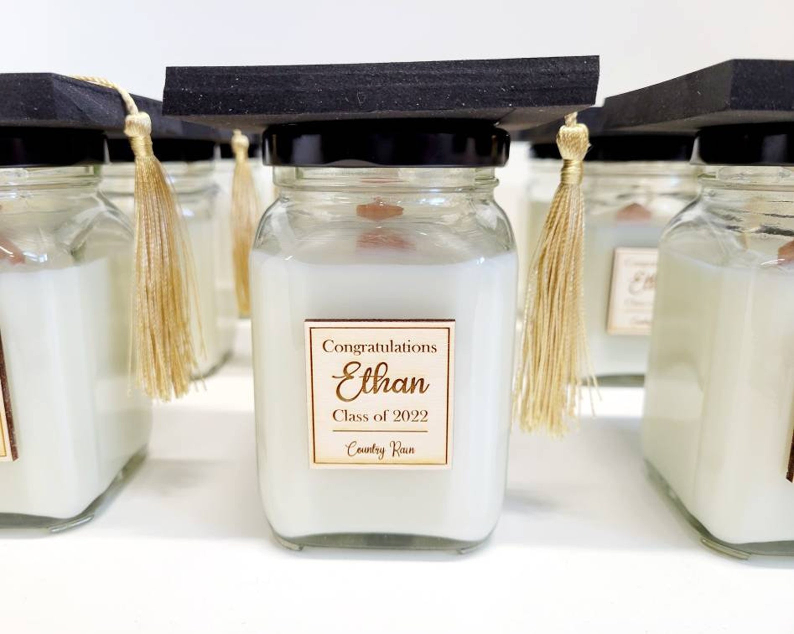 Personalized Graduation Candle Custom Graduate Candle With Etsy