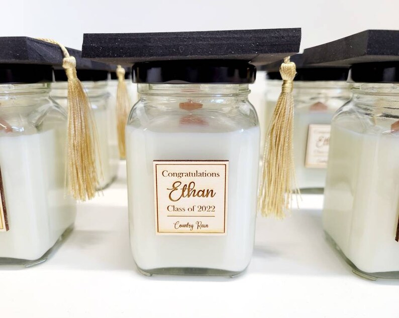 Personalized Graduation Candle Custom Graduate Candle With Etsy