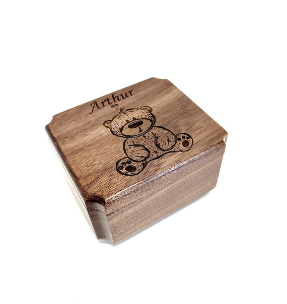 Personalized Teddy Bear Music Box Teddy Bear Music Box Etsy