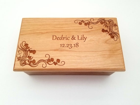 Engraved music box deals