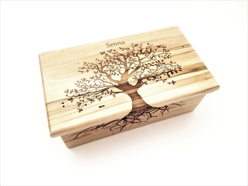 Personalized Tree of Life Custom Music Box Choose Your Song Etsy
