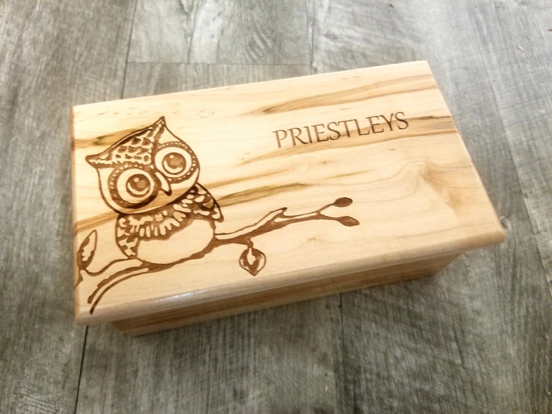 Personalized Electronic Owl Music Box ANY SONG Custom Jewelry Etsy